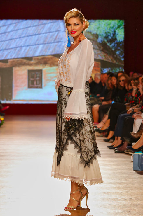 Rochie vascoza cu fota tull freeshipping - Liza Panait Online Boutique